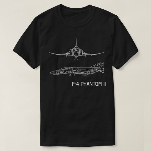 T-shirt Fighterjet fantôme F4 (Design devant)