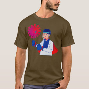 T-shirt Fighting against Coronavirus Boxer Healthcare Work