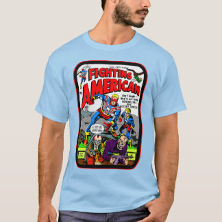 T-shirt 'Fighting American' jaren 50