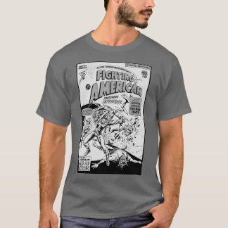 T-shirt 'Fighting American' jaren 50