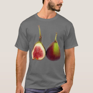 T-shirt Figues de fruits frais végétariennes à base de Pla