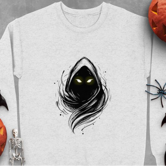 T-shirt Figure à capuchon avec yeux brillants