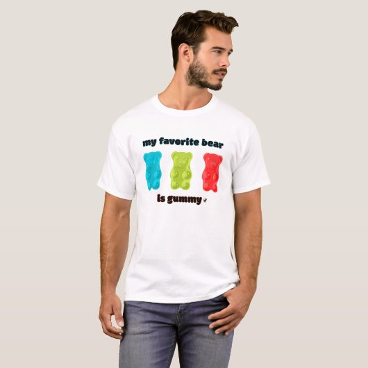 T-shirt Figure bleu, vert et rouge (Devant entier)
