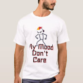 T-shirt Figure de bâton de punk en colère (Devant)