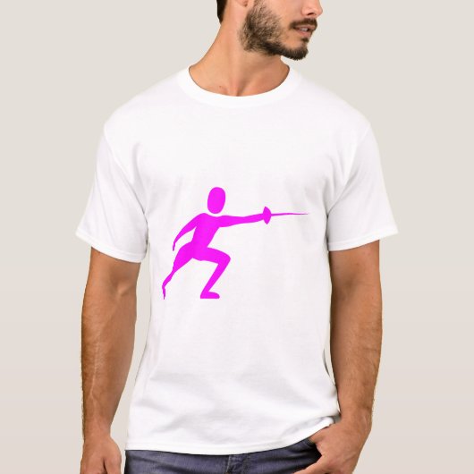 T-shirt Figure de clôture - Magenta (Devant)