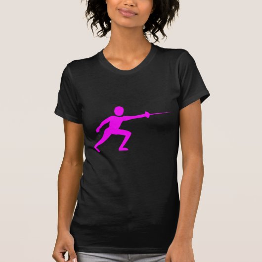 T-shirt Figure de clôture - Magenta (Devant)