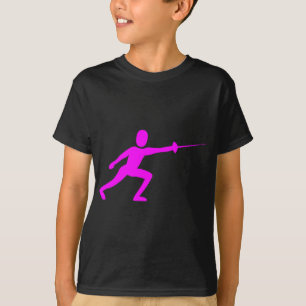 T-shirt Figure de clôture - Magenta
