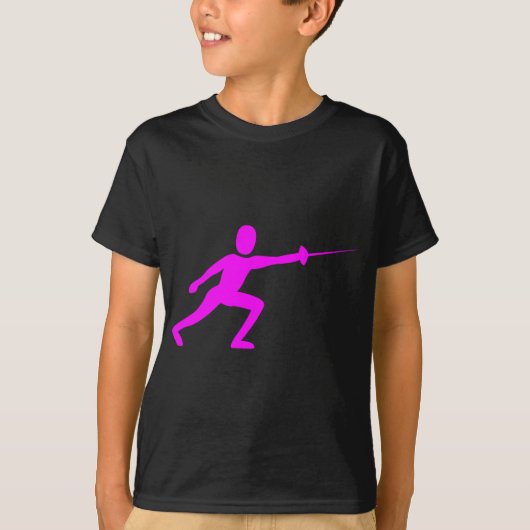 T-shirt Figure de clôture - Magenta (Devant)
