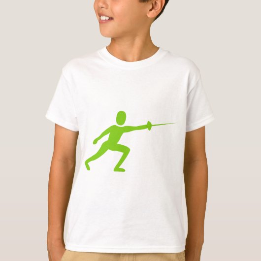 T-shirt Figure de clôture - Martian Green (Devant)