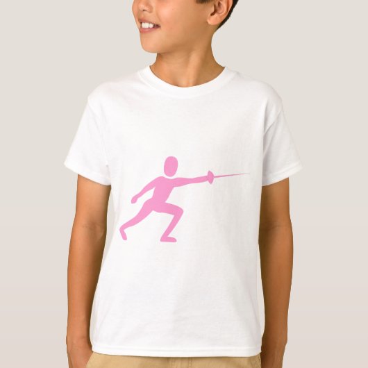 T-shirt Figure de clôture rose (Devant)