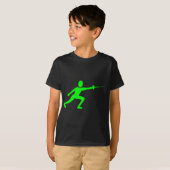 T-shirt Figure de clôture - Vert (Devant entier)