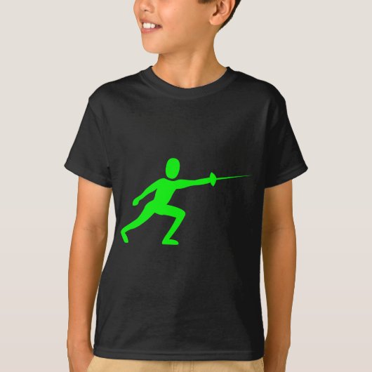 T-shirt Figure de clôture - Vert (Devant)