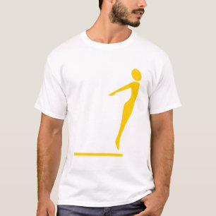 T-shirt Figure de plongée - Ambre