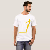 T-shirt Figure de plongée - Ambre (Devant entier)