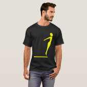 T-shirt Figure de plongée - Jaune (Devant entier)