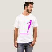 T-shirt Figure de plongée - Magenta (Devant entier)