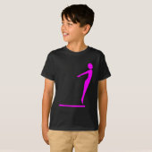 T-shirt Figure de plongée - Magenta (Devant entier)