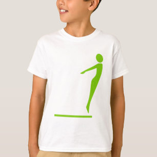 T-shirt Figure de plongée - Martian Green