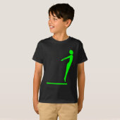 T-shirt Figure de plongée - Vert (Devant entier)