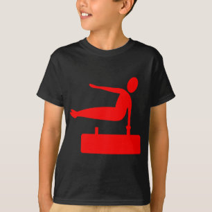 T-shirt Figure de stockage en chambre forte - Rouge