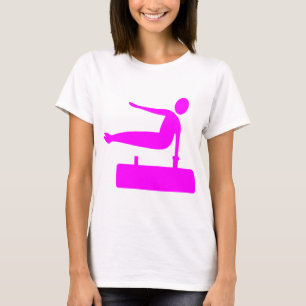 T-shirt Figure de voûte - Magenta