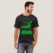T-shirt Figure de voûte - Vert herbe (Devant entier)