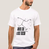 T-shirt Figure Joyful Stick Running (Devant)