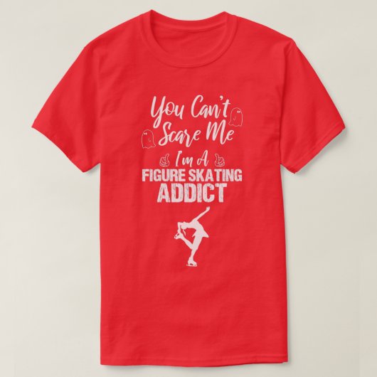 T-shirt Figure Patinage Addict Drôle Design Pour Cadeau 4 (Design devant)