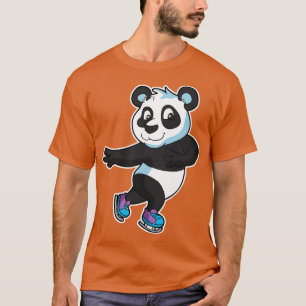 T-shirt Figure Patinage Panda Bear Patinage sur glace Spor