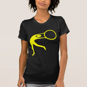 T-shirt Figure rythmique gymnastique - Jaune