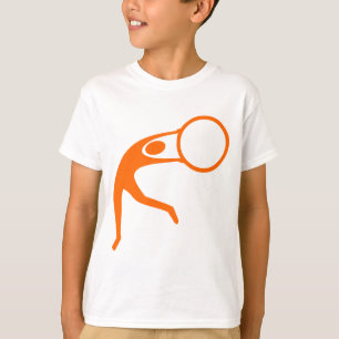 T-shirt Figure rythmique gymnastique - Orange