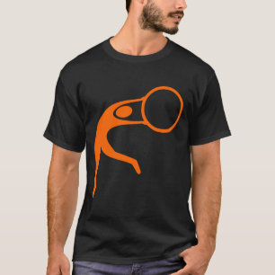 T-shirt Figure rythmique gymnastique - Orange