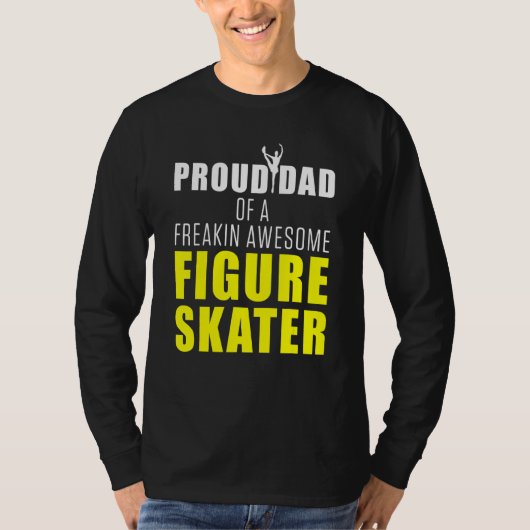 T-shirt Figure Skater Ice Skate Team 8 (Devant)
