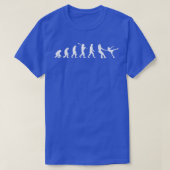 T-shirt Figure Skaters Human Evolution Darwin (Design devant)