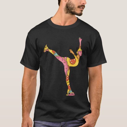 T-shirt Figure Skating Girls And Women Ice Skating 1 (Devant)