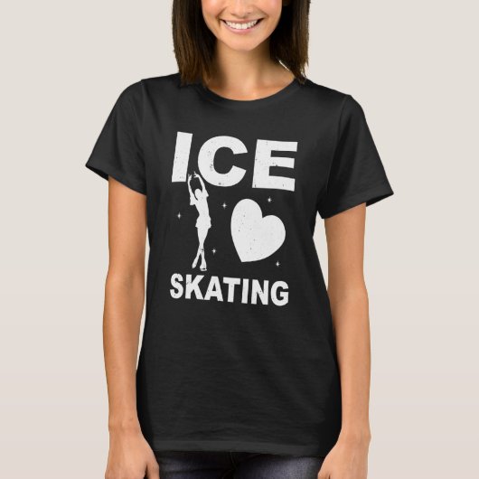 T-shirt Figure Skating Ice Skating Girls Figure Skating  1 (Devant)