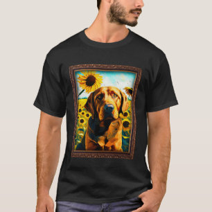 T-shirt Fila Brasileiro Peinture Tournesol Fleur Maman Fem