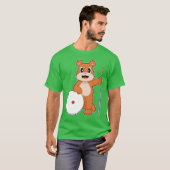 T-shirt File d'attente Billiard d'ours (Devant entier)
