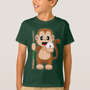 T-shirt File d'attente Monkey Billiard