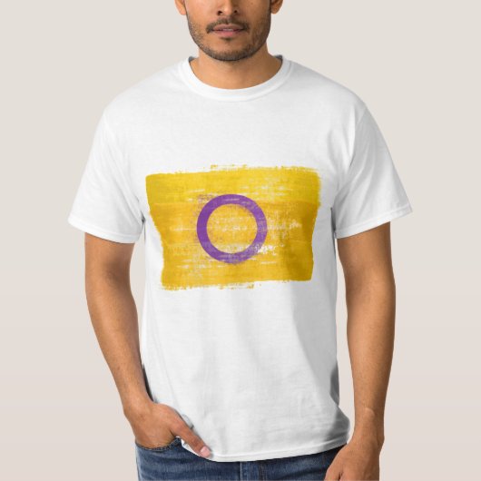 T-SHIRT FILE INTERSEXE PEINTE (Devant)