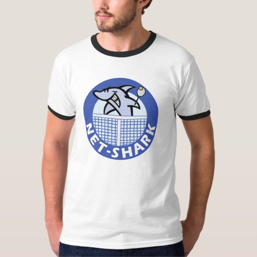 T-shirt filet-requin-bleu (Devant)