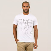 T-shirt Filez dit les orignaux (Devant entier)