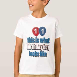 T-shirt Fille 11 d'anniversaire