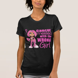 T-shirt Fille 1 de combat de cancer du sein