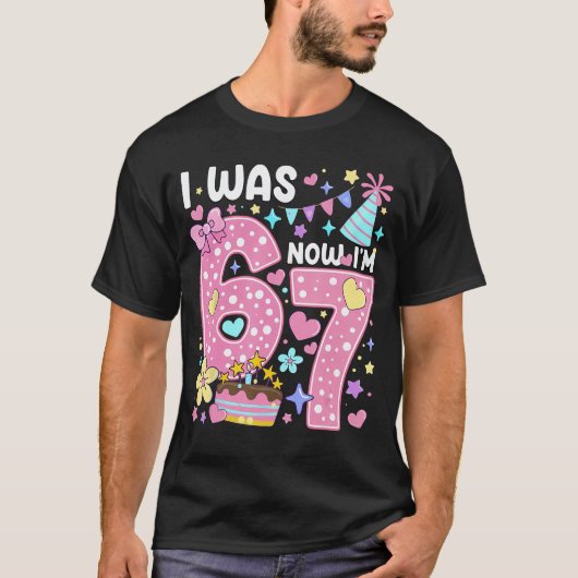 T-shirt Fille 7 ans Anniversaire Drôle Si Sept J'avais 6 a (Devant)