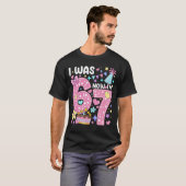 T-shirt Fille 7 ans Anniversaire Drôle Si Sept J'avais 6 a (Devant entier)