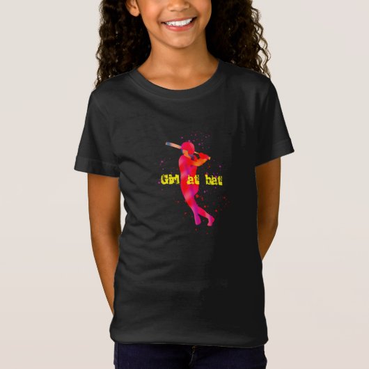 T-Shirt Fille à Bat (Devant)