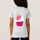 T-shirt fille à deux côtés (Dos)