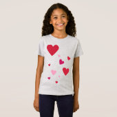 T-shirt fille à deux côtés (Devant entier)