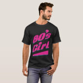 T-shirt Fille à dos imprimé 80s (Devant entier)